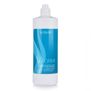 V-COLOR V-FORM Лосьон 0 для химической завивки для жестких волос 900мл.
