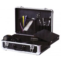 Чемодан для парикмахерских инструментов DEWAL, пластик,черный 45х30, 5х16 см арт.HV011A