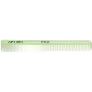 Расческа рабочая DEWAL OLIVE комбинированная, узкая, зеленая 21,5 см арт.CO-6008-OLIVE