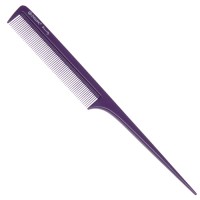 Расческа Dewal Beauty с пластиковым хвостиком фиолетовая 20,5см арт.DBFI6104