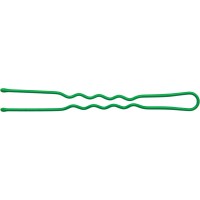 Шпильки Dewal Beauty волна 60мм (24 шт) зеленые арт.H-60GREEN