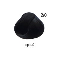 OLLIN COLOR 2/0 черный 60мл Перманентная крем-краска для волос