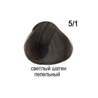 OLLIN COLOR 5/1 светлый шатен пепельный 60мл Перманентная крем-краска для волос