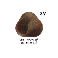 OLLIN COLOR 8/7 светло-русый коричневый 60мл Перманентная крем-краска для волос