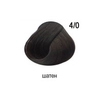 OLLIN COLOR 4/0 шатен 60мл Перманентная крем-краска для волос
