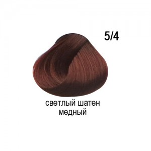 OLLIN COLOR 5/4 светлый шатен медный 60мл Перманентная крем-краска для волос