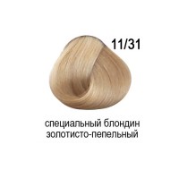 OLLIN COLOR 11/31 специальный блондин золотисто-пепельный 60мл Перманентная крем-краска для волос