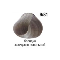 OLLIN COLOR 9/81 блондин жемчужно-пепельный 60мл Перманентная крем-краска для волос