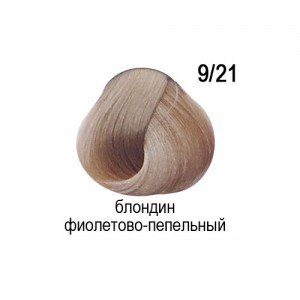 OLLIN COLOR 9/21 блондин фиолетово-пепельный 60мл Перманентная крем-краска для волос