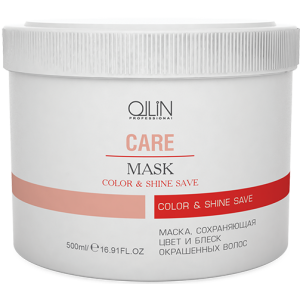 OLLIN CARE Маска, сохраняющая цвет и блеск окрашенных волос 500мл/ Color&Shine Save Mask