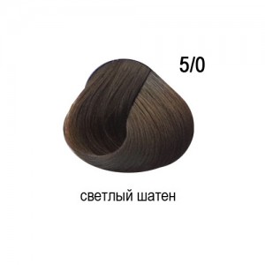 OLLIN COLOR 5/0 светлый шатен 60мл Перманентная крем-краска для волос