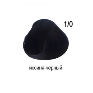 OLLIN COLOR 1/0 иссиня-черный 60мл Перманентная крем-краска для волос