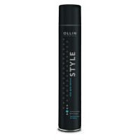 OLLIN STYLE Лак для волос эластичной фиксации 400мл/ Flexible Hold Hairspray