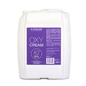 V-COLOR Oxy Cream 12% (40) Крем-перекись с ухаживающим маслом канистра 4л.